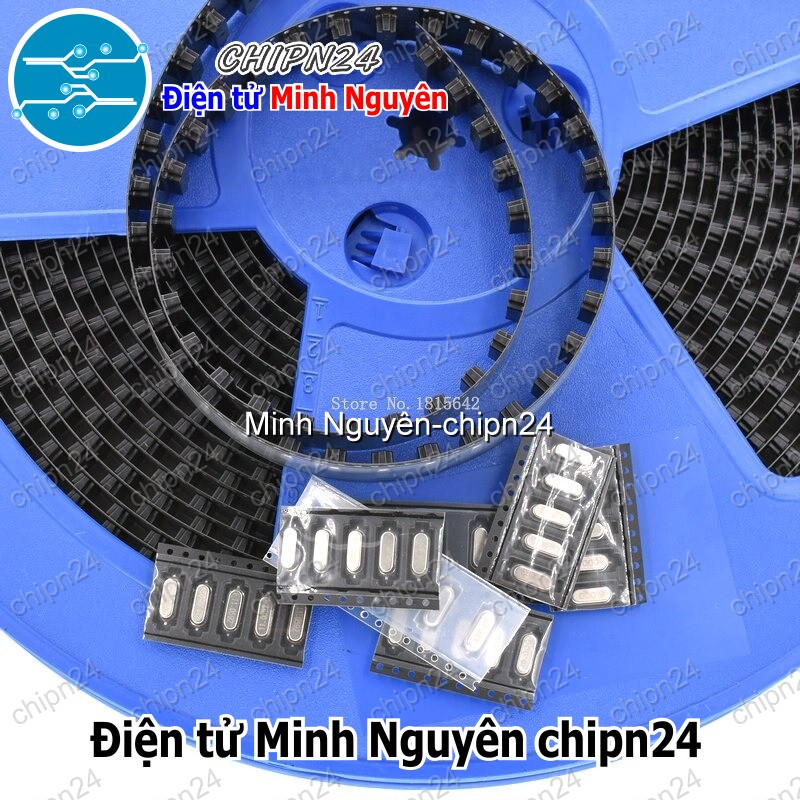 [3 con] (K350) Thạch anh Chân Dán 49SMD (2 chân 11.0592M/12M/13.56M/14.7456M/16M/18.432M/20M) - [Chọn Loại] - HHH.00361