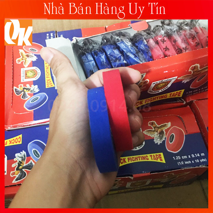 Combo 02 cuộn Băng Dính Thái Lan Quấn Cựa Gà.