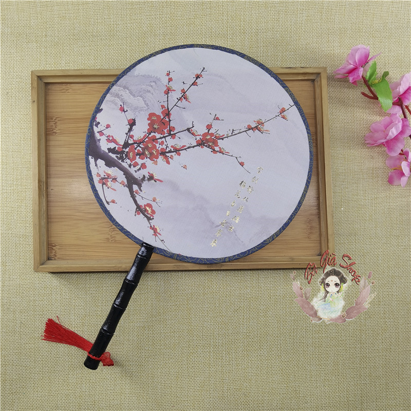 Quạt tròn cổ trang (nhiều mẫu)