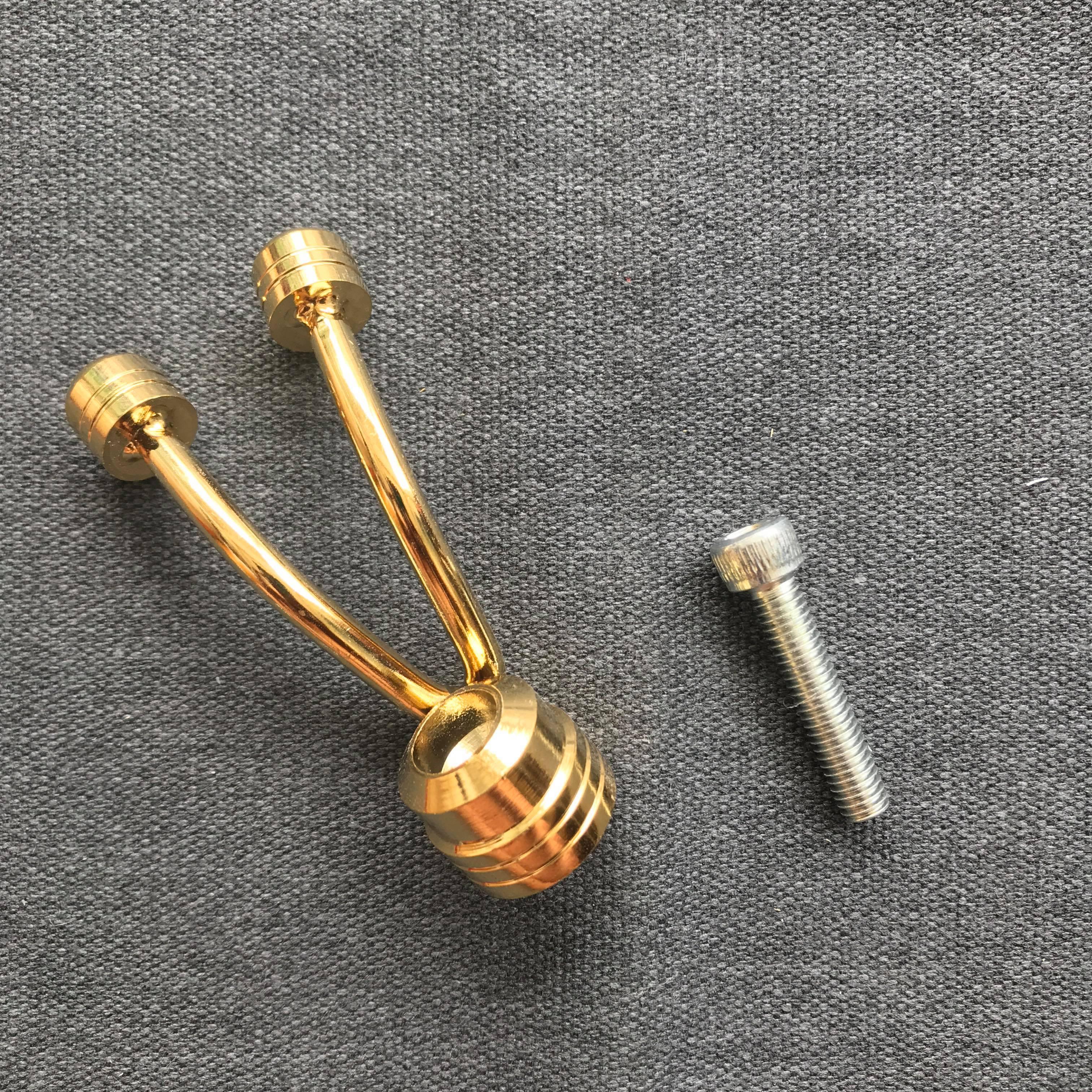 Móc treo đồ ỐC SÊN KIỂU CHO XE MÁY (MÀU TITAN)