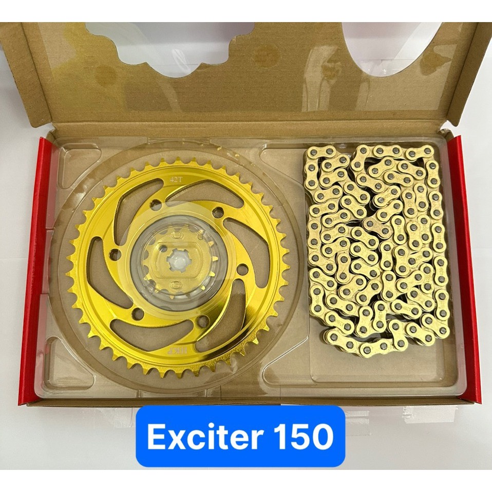 BỘ NHÔNG XÍCH (NHÔNG SÊN DĨA) EXCITER 150 (HKP)