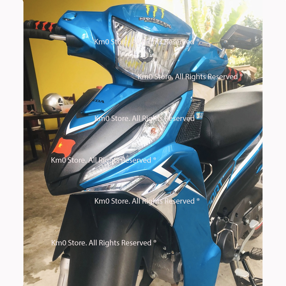 Bộ Ốp Co Bửng WAVE RSX Nhựa Xi