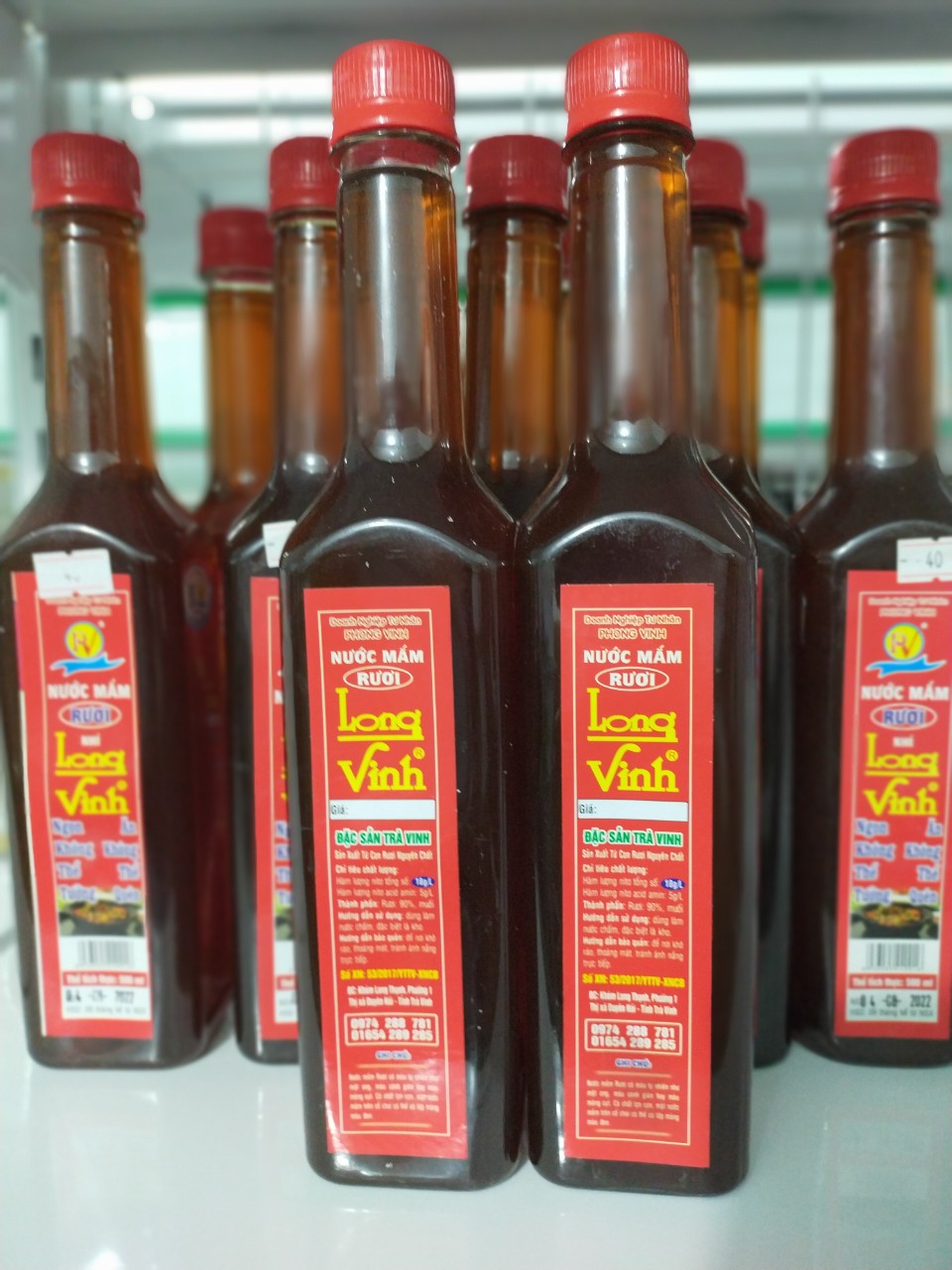 Nước mắm rươi Long Vinh 25 độ đạm (Đặc sản Trà Vinh)