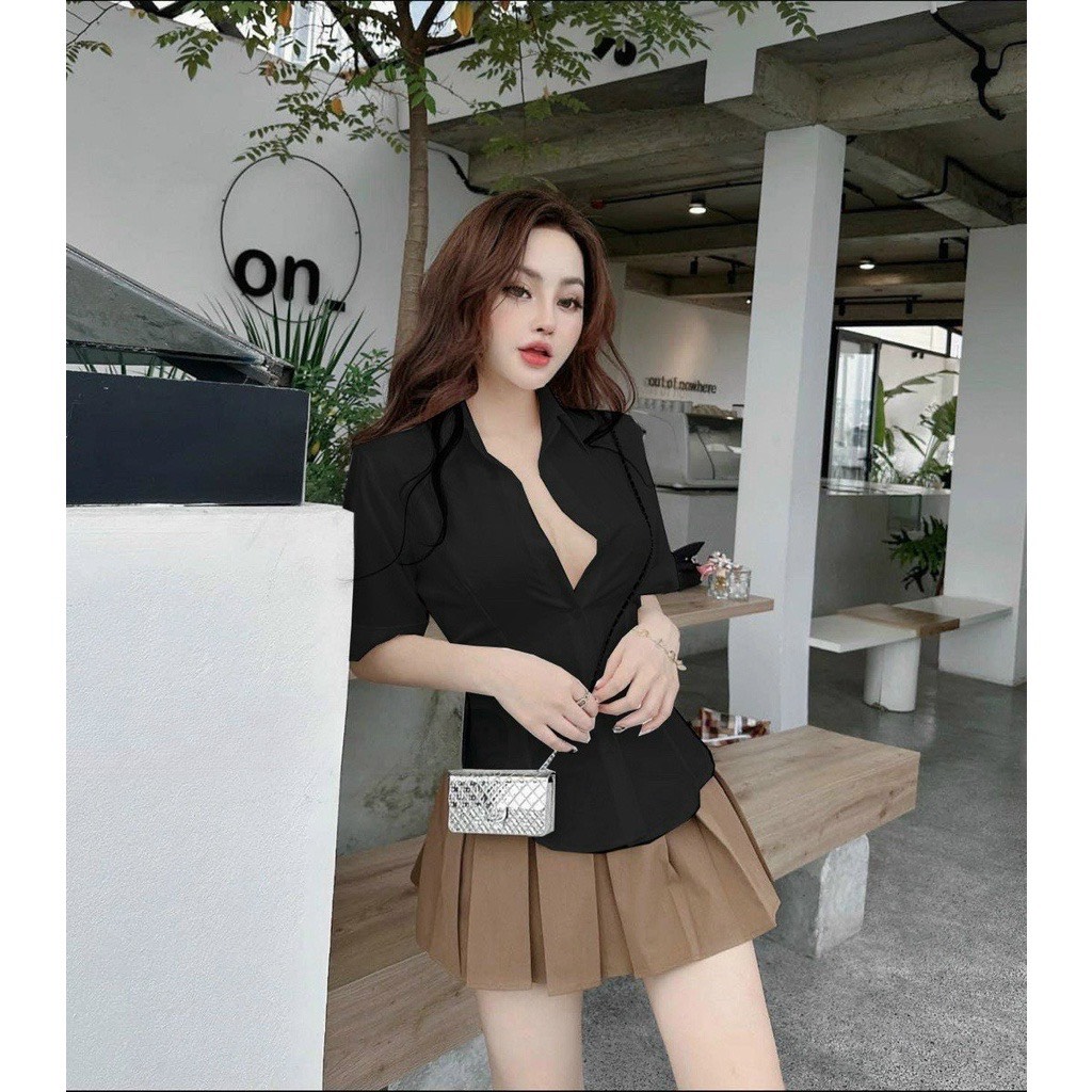 [ Bigsize 50-90kg ] Áo Sơ Mi Chất Lụa Mẫu Trơn Mềm Mịn Cho Nàng Múp Xinh MÃ SM105