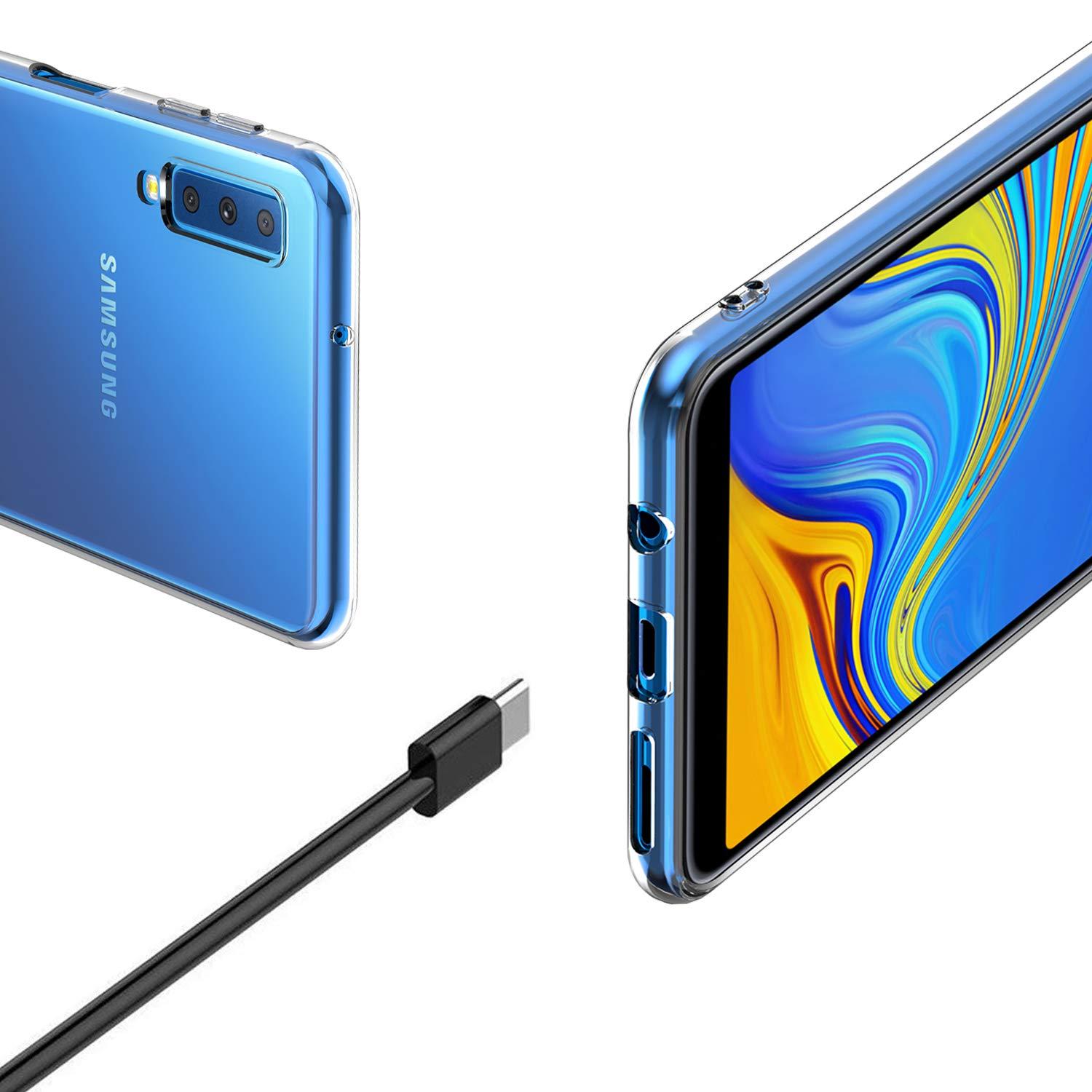 Ốp Silicon 0.33mm cho Samsung A7 2018 (trong suốt)