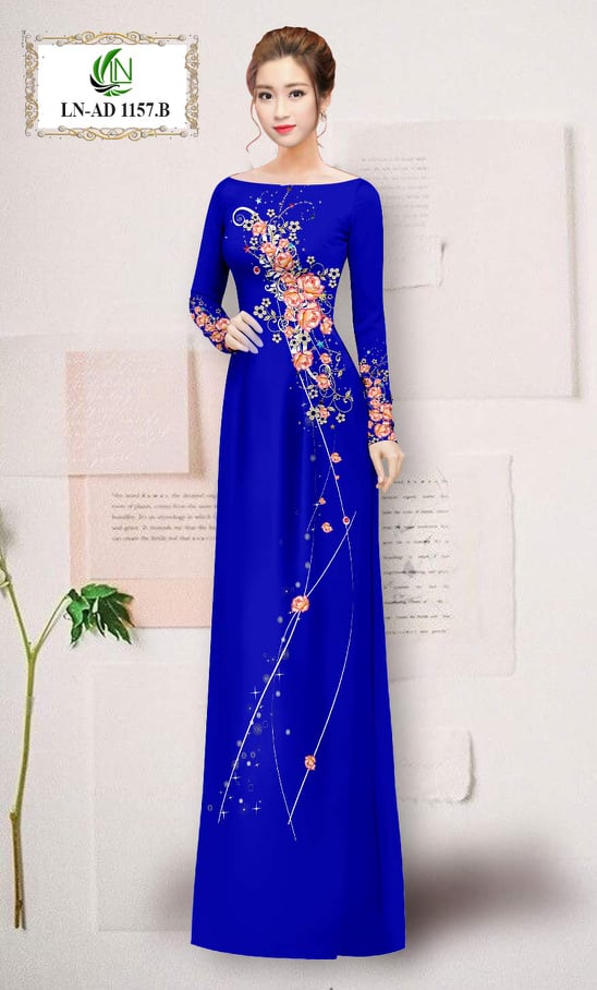 [HCM]Vải Áo Dài 3D Siêu Lụa