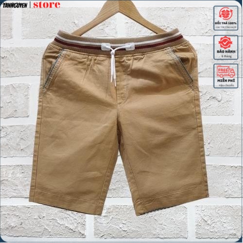 Quần Short Nam Kaki Lưng Thun Nam Co Giãn Cao Cấp Vải Mềm Mịn - tannguyen shop