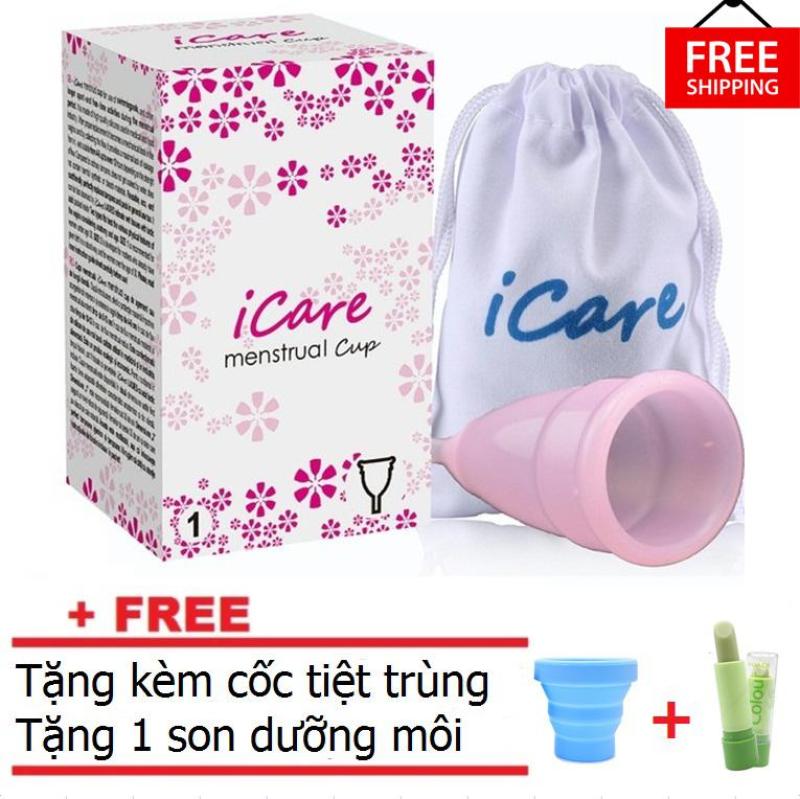 Cốc nguyệt san cao cấp iCare Menstrual Cup Size S, L nhập khẩu