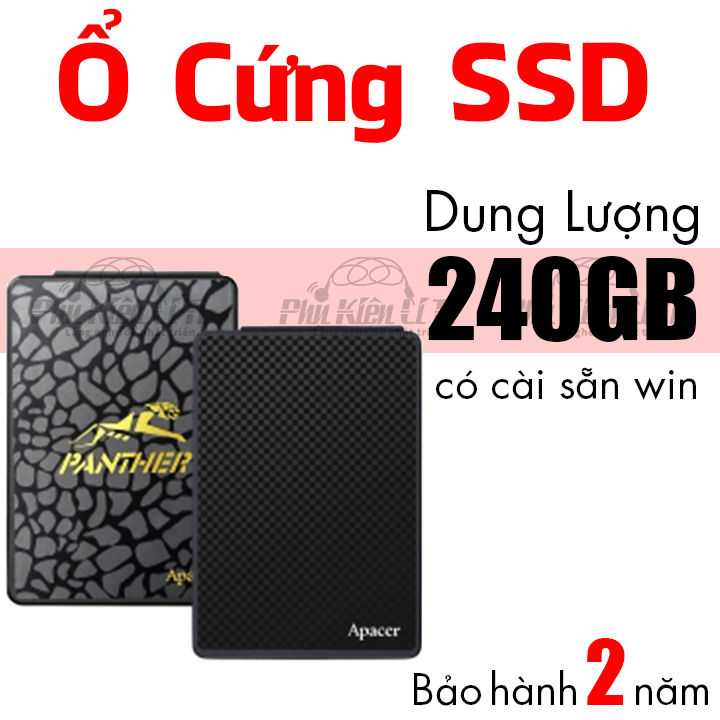 [HCM]Ổ cứng máy tính SSD 240GB Apacer Cài sẵn hệ điều hành Bảo Hành 2 Năm