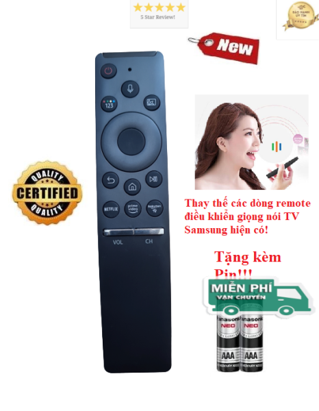 Bảng giá Điều khiển TV Samsung giọng nói (có Tiếng Việt) Smart Remote Control Magic thay thế tất cả các dòng remote Samsung giọng nói hiện có- ALEX - TẶNG KÈM PIN