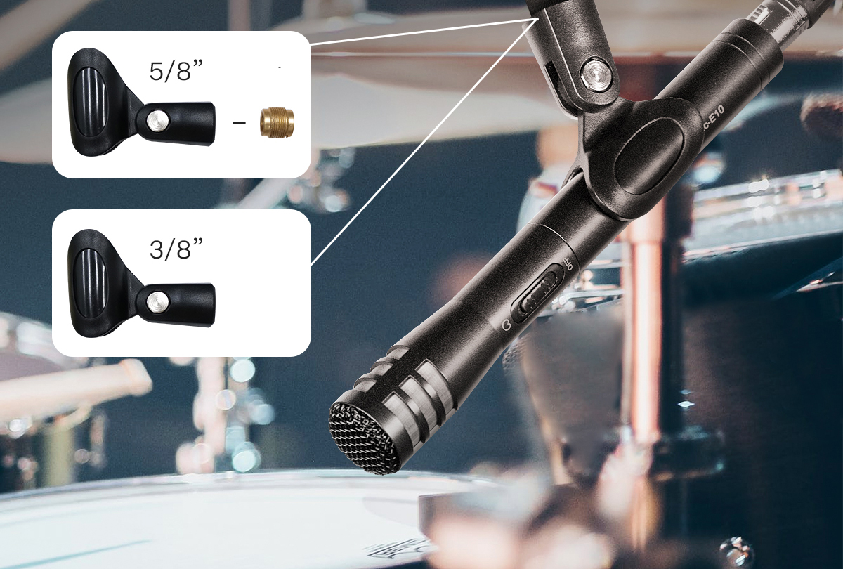 Micro thu âm giọng hát và nhạc cụ đa năng Synco Mic-E10