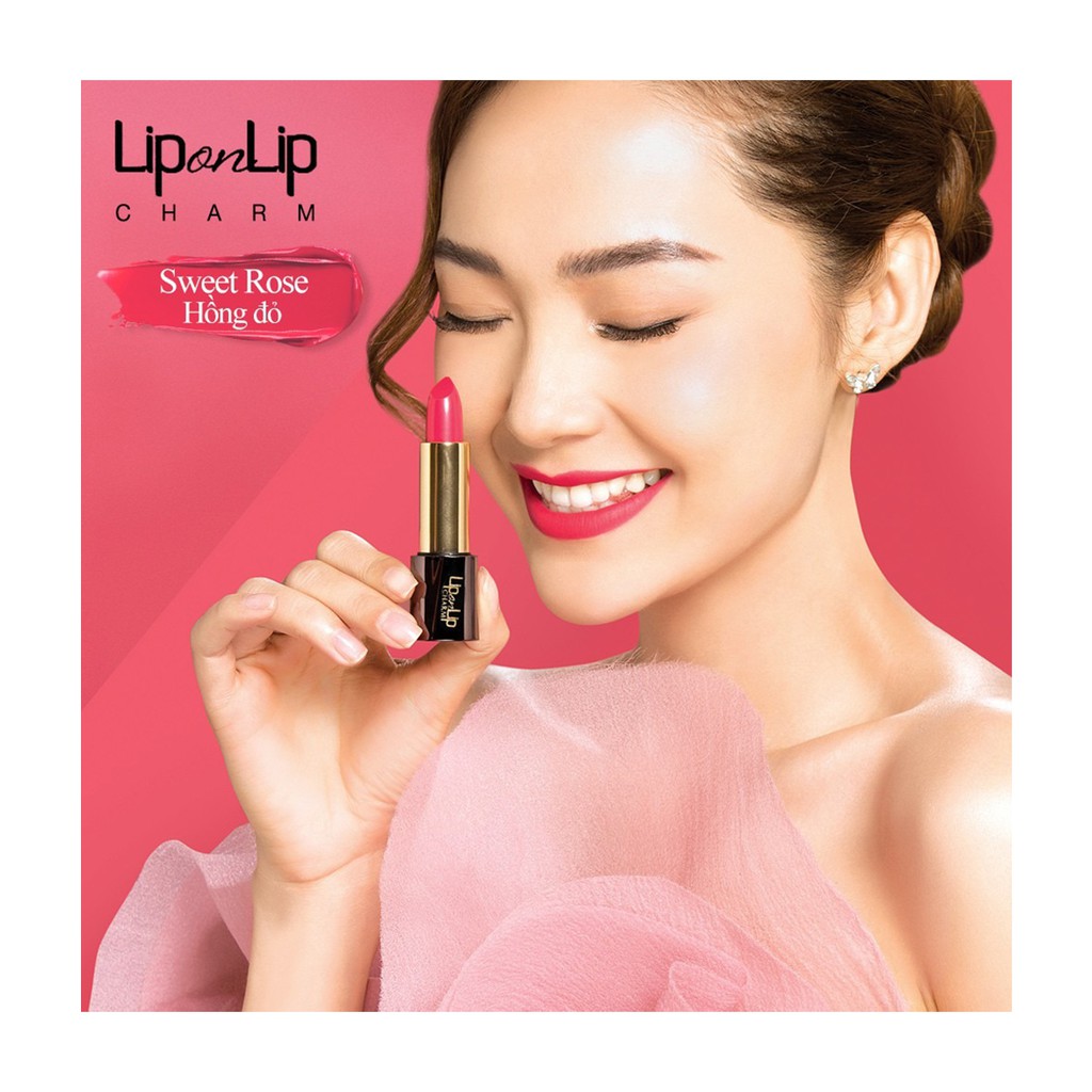 Son lì Collagen Lip On Lip Charm siêu mịn 4g