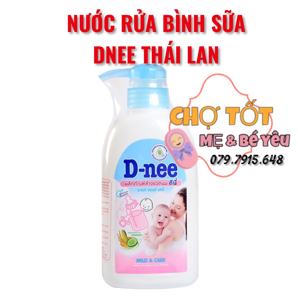 Nước Rửa Bình Sữa Dnee, Nước Rửa Bình Sữa Cho Bé Thái Lan 500ml (vệ sinh bình sữa, rửa rau củ quả)