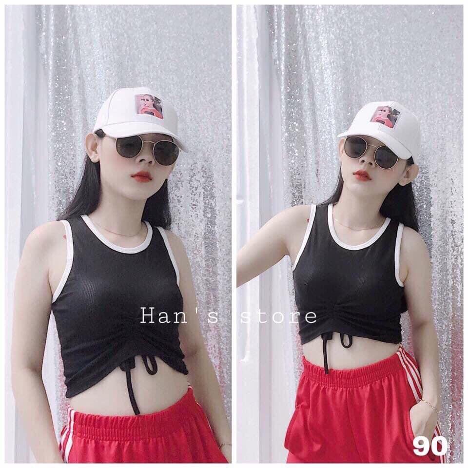 ÁO CROPTOP ruts DÂY Thời Trang  ĐỦ SIE S-M-L (CAM KẾT HÀNG ĐẸP, BAO ĐỔI TRẢ MIỄN PHÍ)