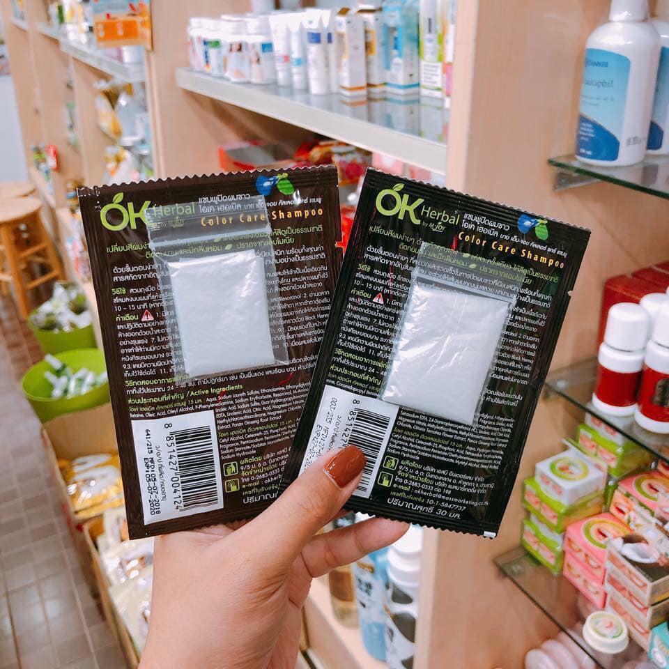 Gội nhuộm tóc OK HERBAL Thái Lan