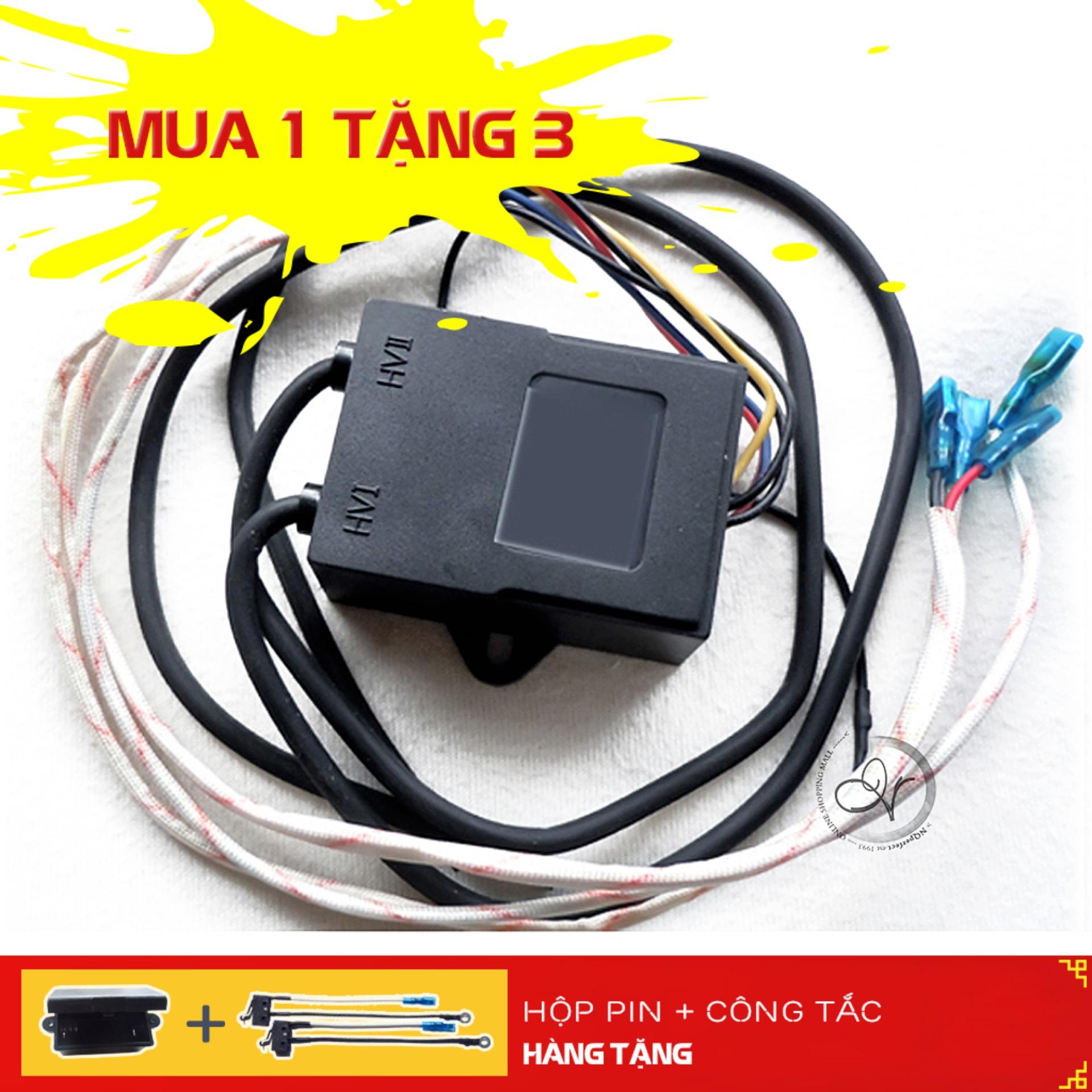[HCM]Ic bếp gas âm dương 2 lò 1,5v (có dây) giá sỉ + [ MUA 1 TẶNG 3 : 1 hộp đựng pin  2 công tắc âm dương ]