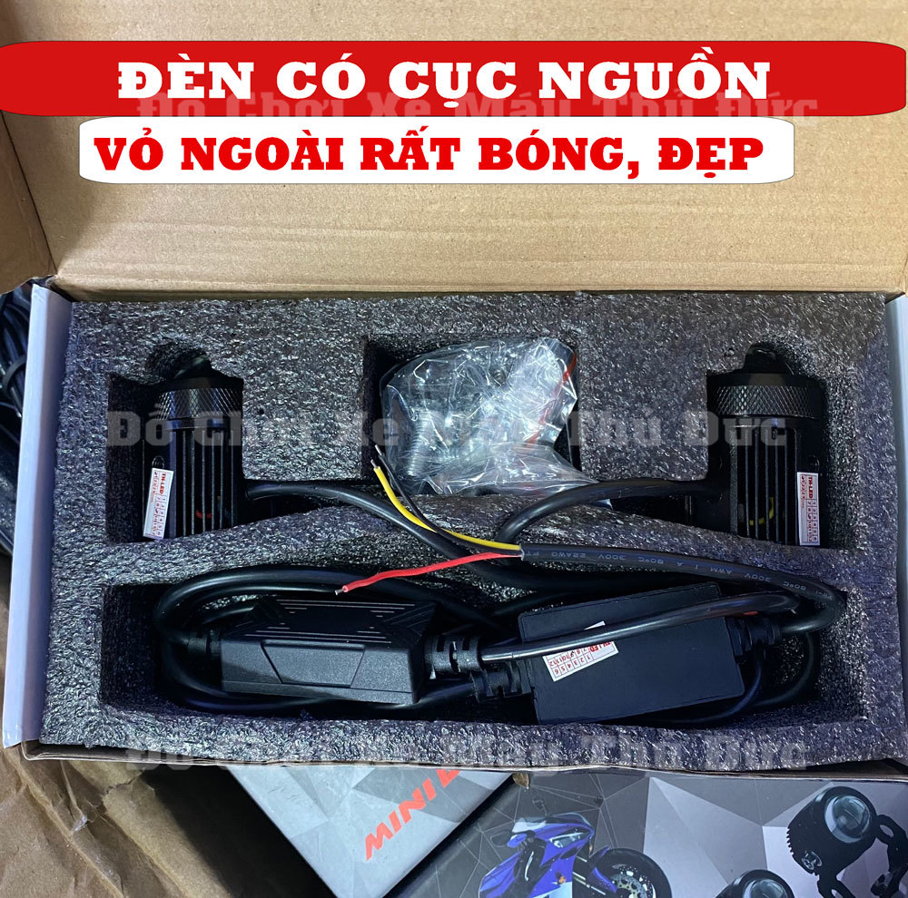 Đèn Trợ Sáng Mini Bi Cầu - Tặng Công Tắc