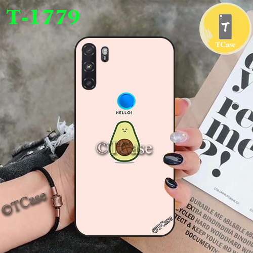 Ốp lưng Vsmart Active 3 dẻo đen in hình Trái Bơ