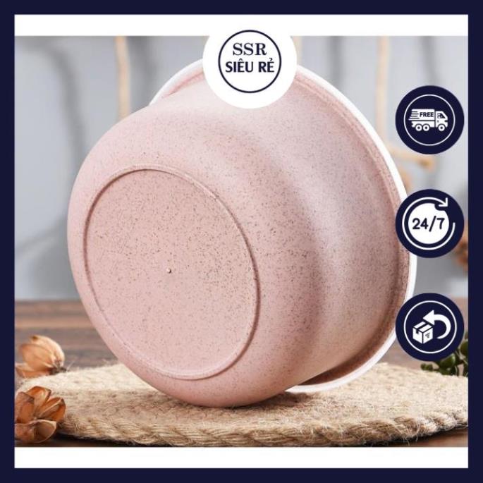Bộ 3 Cái Tô Lúa Mạch Có Nắp Đậy Bộ 3 Hộp Cơm