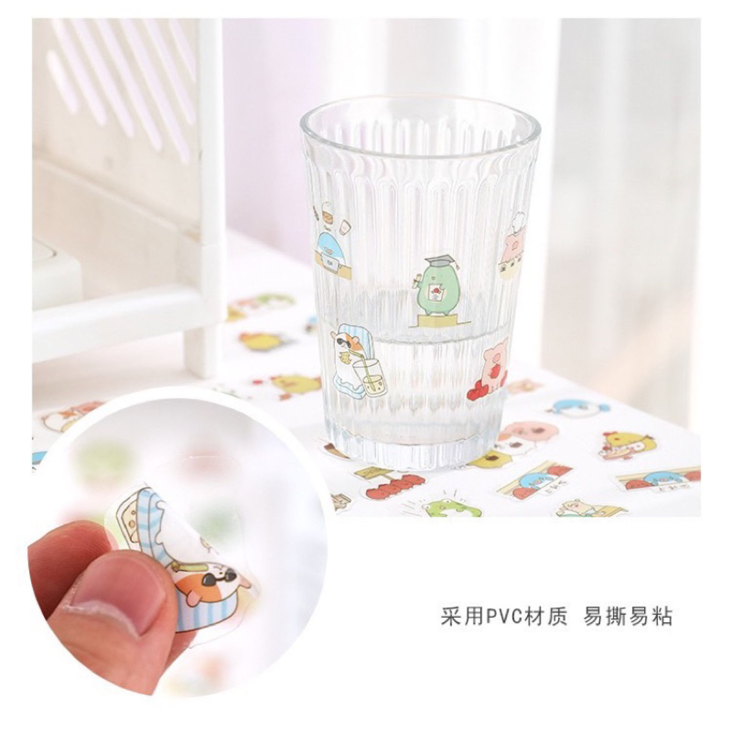 Gói 50 Hình Dán Sticker Molang Phiên Bản Mới Siêu Xinh