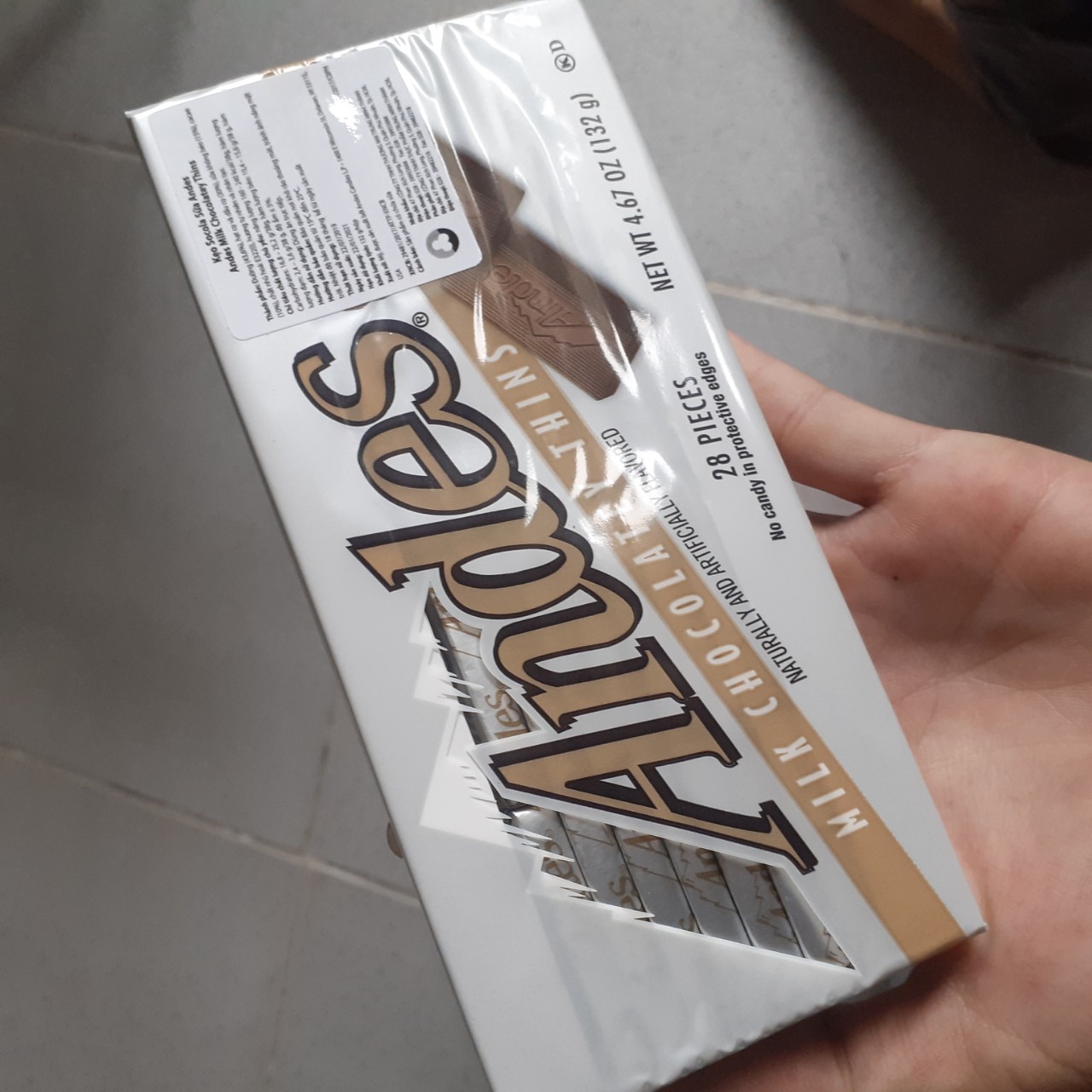 [HCM]Kẹo socola sữa Andes 132g