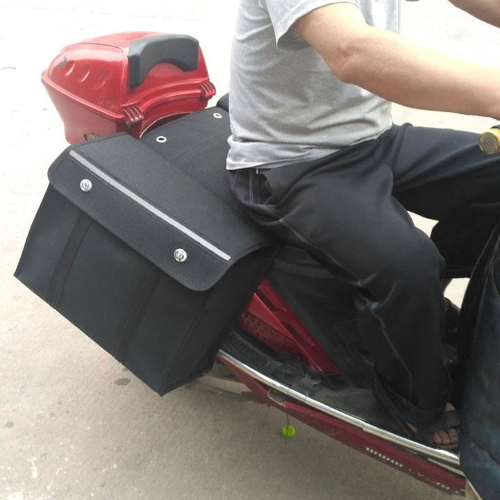Túi vải vuông đựng đồ treo hông xe máy xe đạp TH02