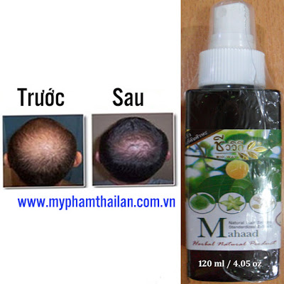 Xịt thảo mộc mọc tóc Mahaad 120ml Thái Lan