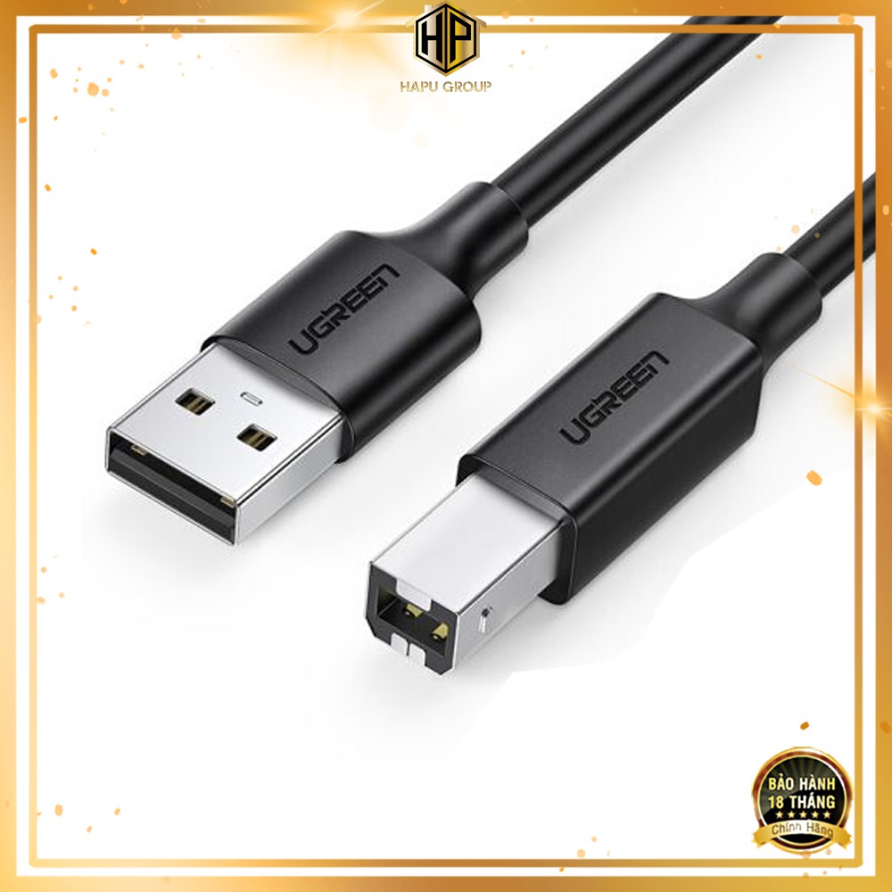 Cáp máy in Ugreen 10845 10327 US104 chuẩn USB 2.0 cao cấp - Hapugroup