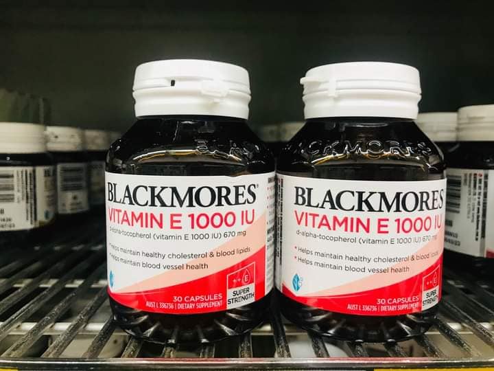 Vitamin E Blackmores - hàm lượng 1000IU