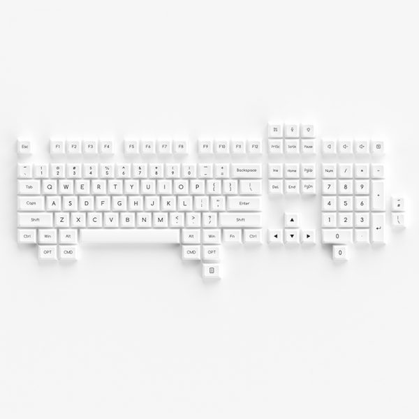 Bộ keycap AKKO Black on White I Black Gold I Ocean Star I White on Black  (ABS Double-Shot/ SAL profile/ 195 nút)