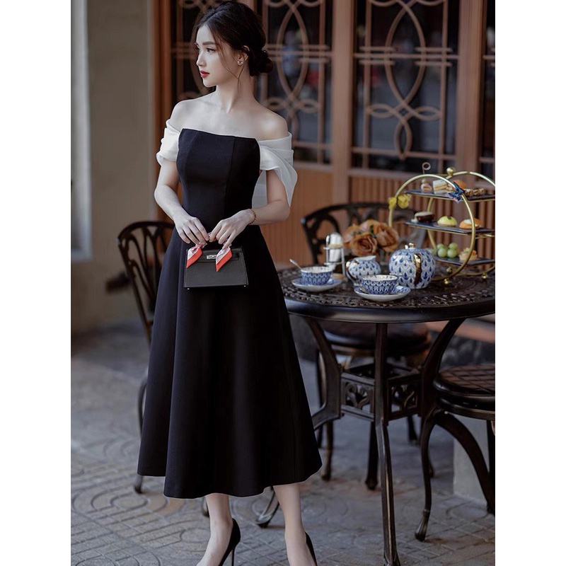 Đầm Cúp Ngưc Phối Tơ Ánh Kim Cao Cấp