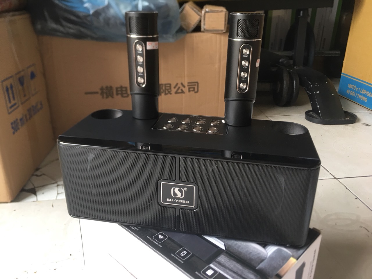 LOA BLUETOOTH KARAOKE SUYOSD YS204
