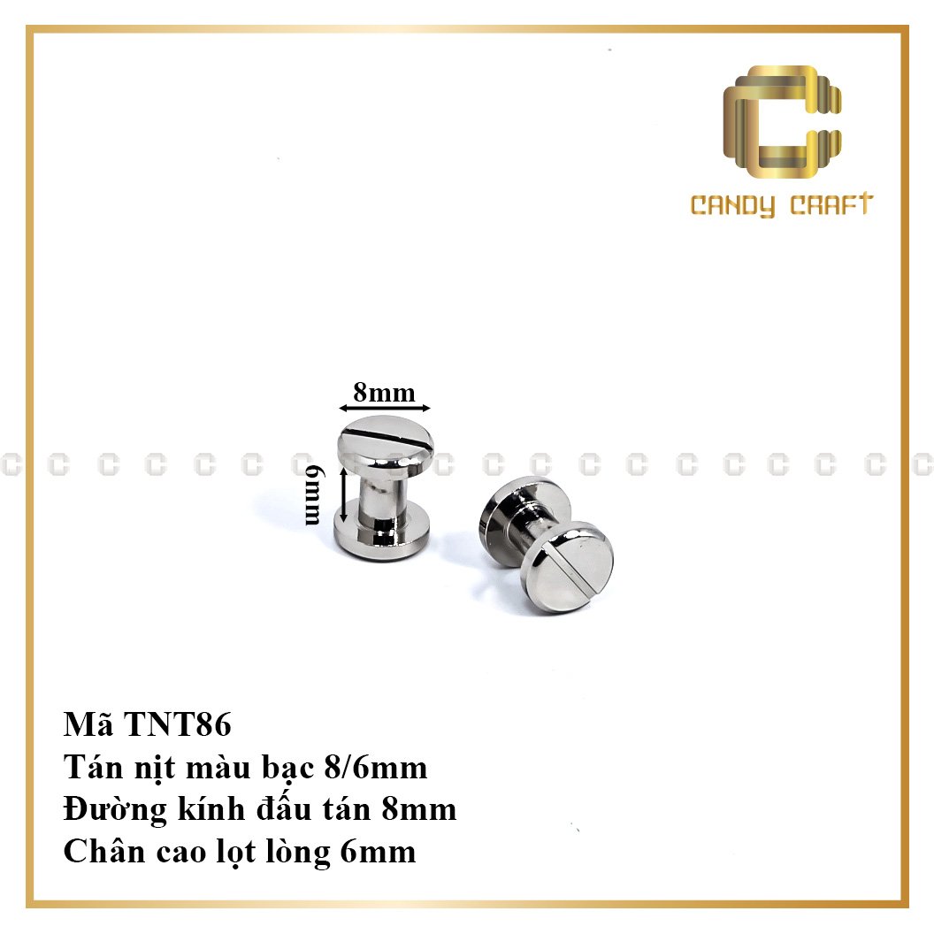 Tán nịt (tán vặn ốc) - phụ kiện làm túi xách