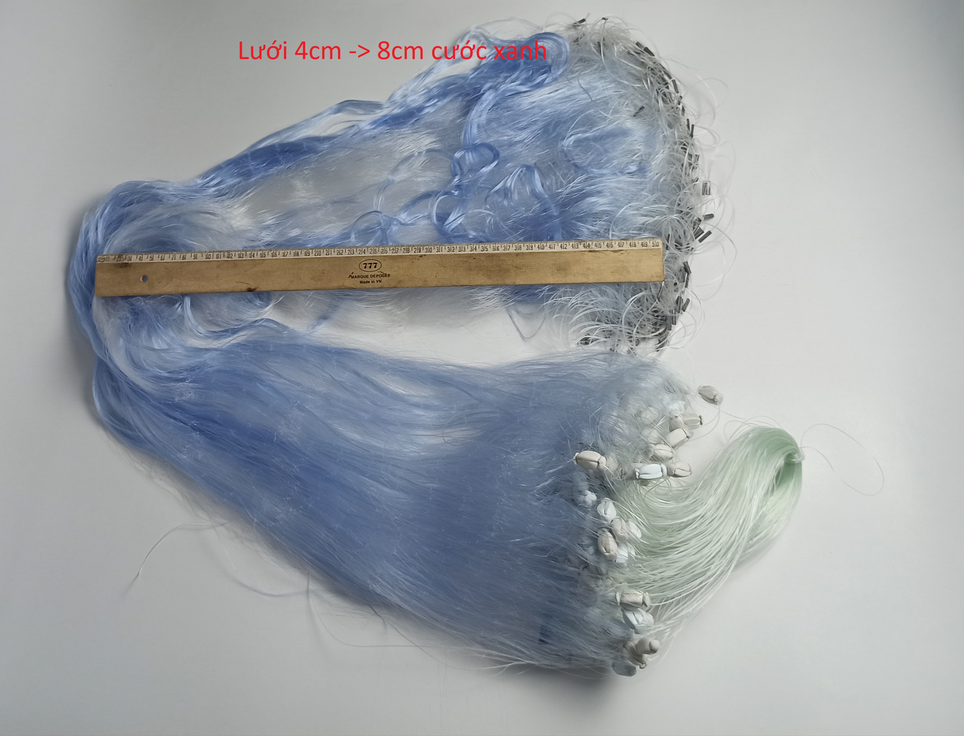Lưới 3 Màng, Lưới Bén, Lưới Đánh Cá, Lưới Bắt Cá (mặt lưới 4cm, 4.5cm, 5cm, 5.5cm, 6cm, 6.5cm, 7cm, 8cm, 9cm, 10cm,12cm)