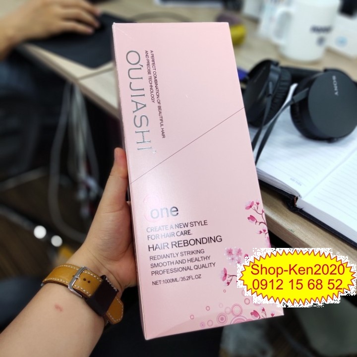 Kem duỗi ép tóc Hoa anh đào Oujiashi 3 in 1