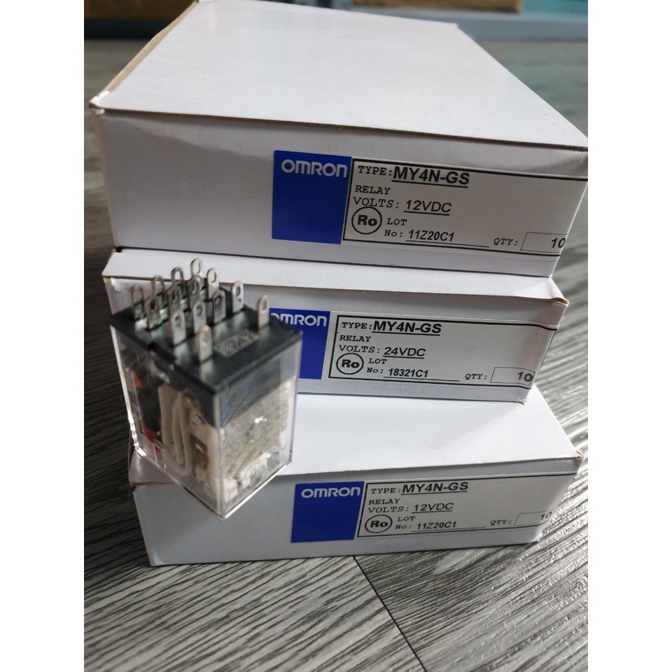 Rơ le trung gian omron my4n-gs 14 chân 24vdc 220vac 110vac 12vdc 24vac