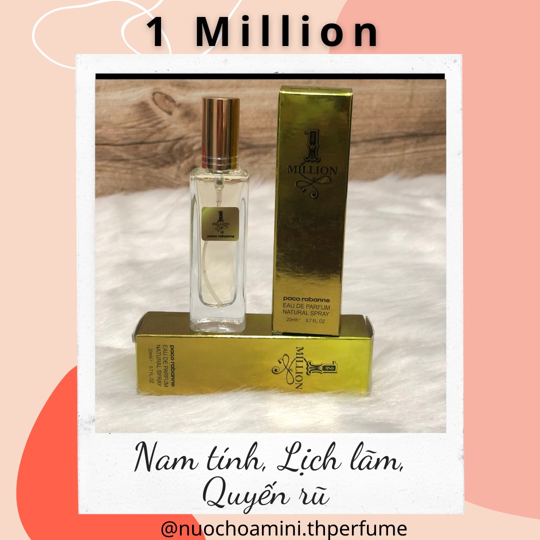 Nước Hoa Nam mini 1 Million 20ml