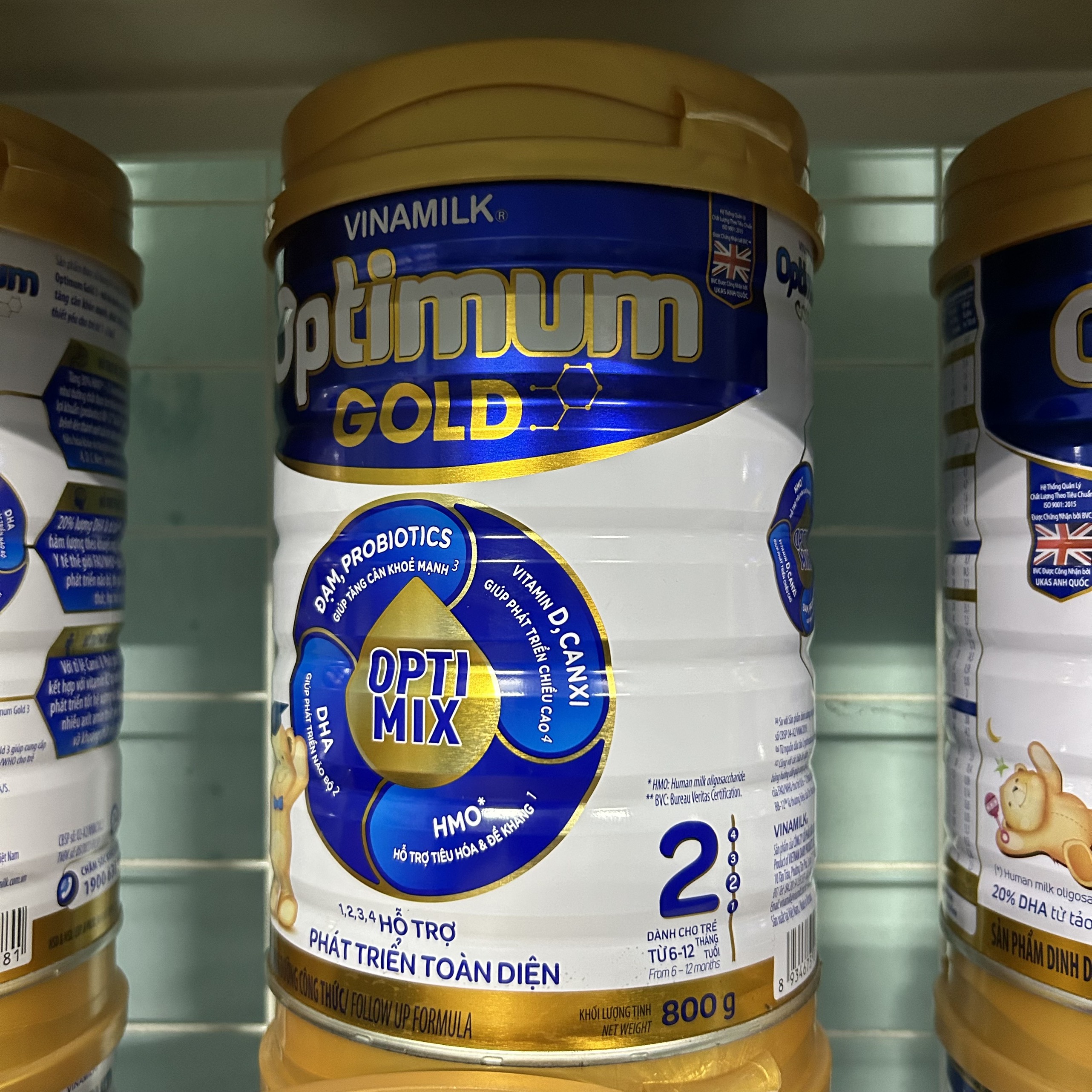 Sữa optimum gold 3 HMO lon 850gr