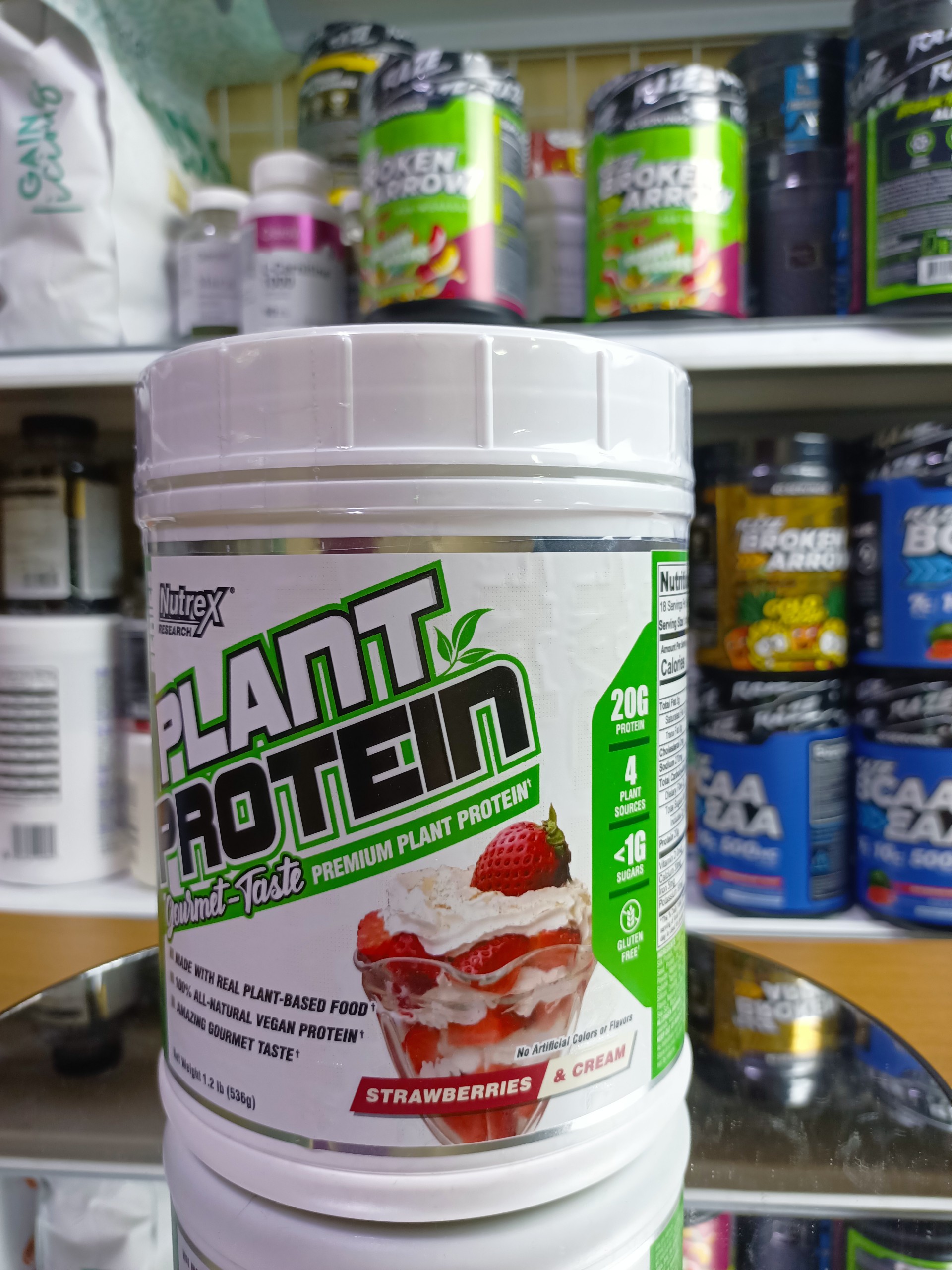 Whey thực vật Plant Protein (576g) Nutrex - Whey dành cho người ăn chay