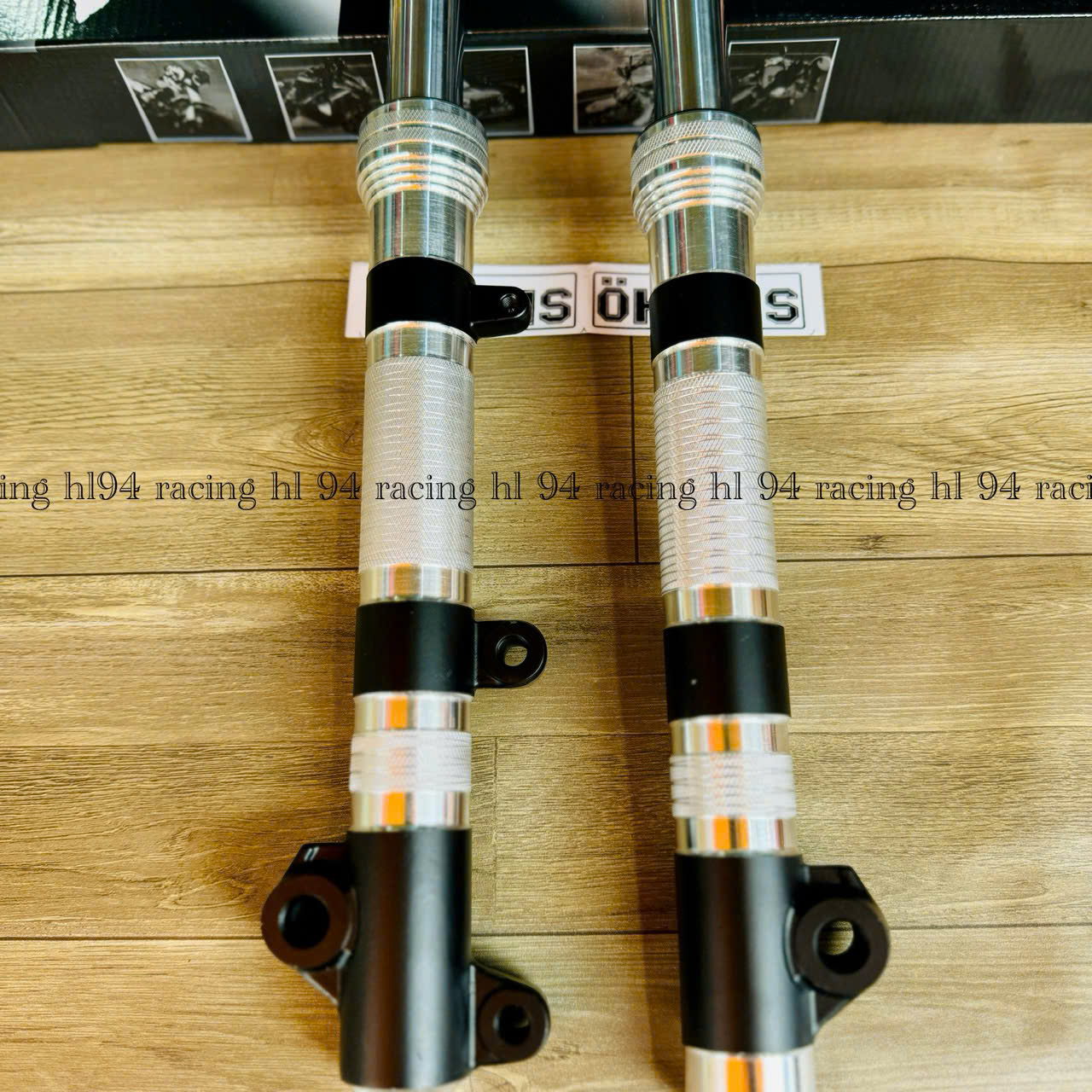 Phuộc phay Ohlins Vario Click 2018-2023 lắp đặt như zin