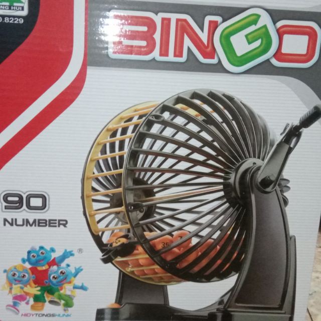 Bộ Đồ Chơi Lồng Quay Lô tô Bingo 90 số (loại lớn)