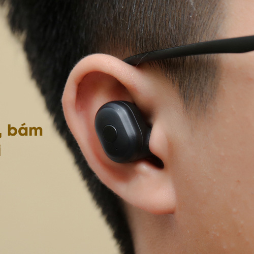Tai nghe Bluetooth True Wireless Mozard DS635-WB Đen ( Hàng Chính Hãng)