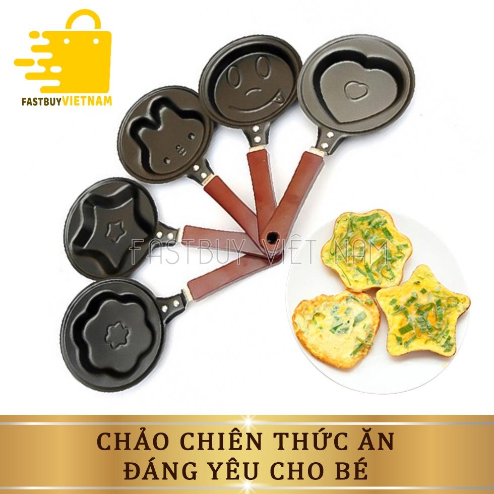 Chảo chiên trứng nhiều hình đáng yêu