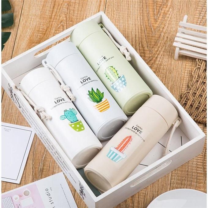 Bình đựng nước giữ nhiệt cute 2019 450ml(chọn mẫu)