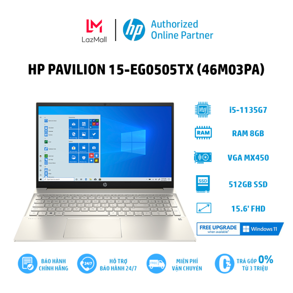 Bảng giá [VOUCHER 2 TRIỆU]Laptop HP Pavilion 15-eg0505TX (46M03PA) i5-1135G7 | 8GB | 512GB | VGA MX450 2GB | 15.6 FHD | Win 11 Phong Vũ