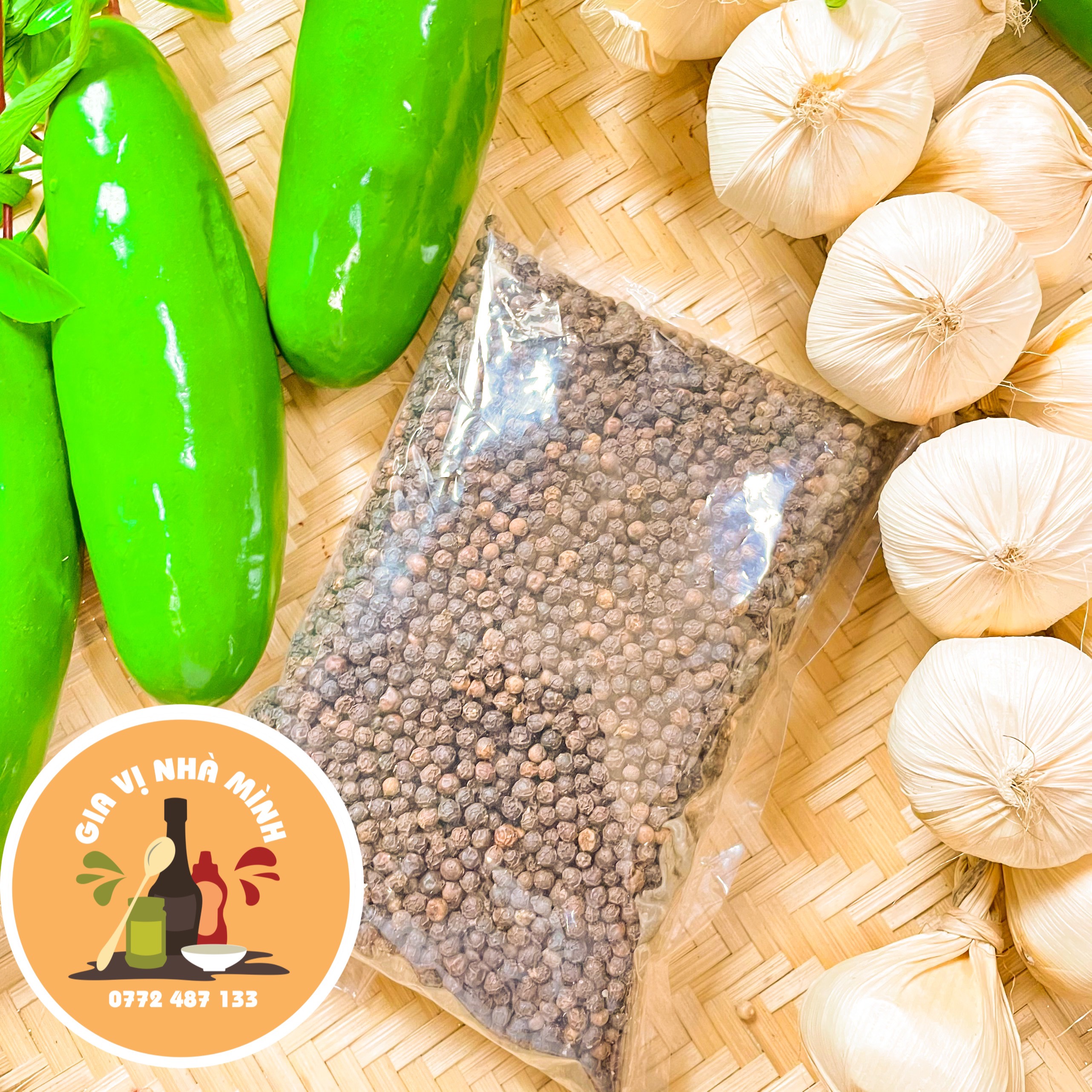 TIÊU ĐEN NGUYÊN HẠT LOẠI 1 - 100GR -500GR