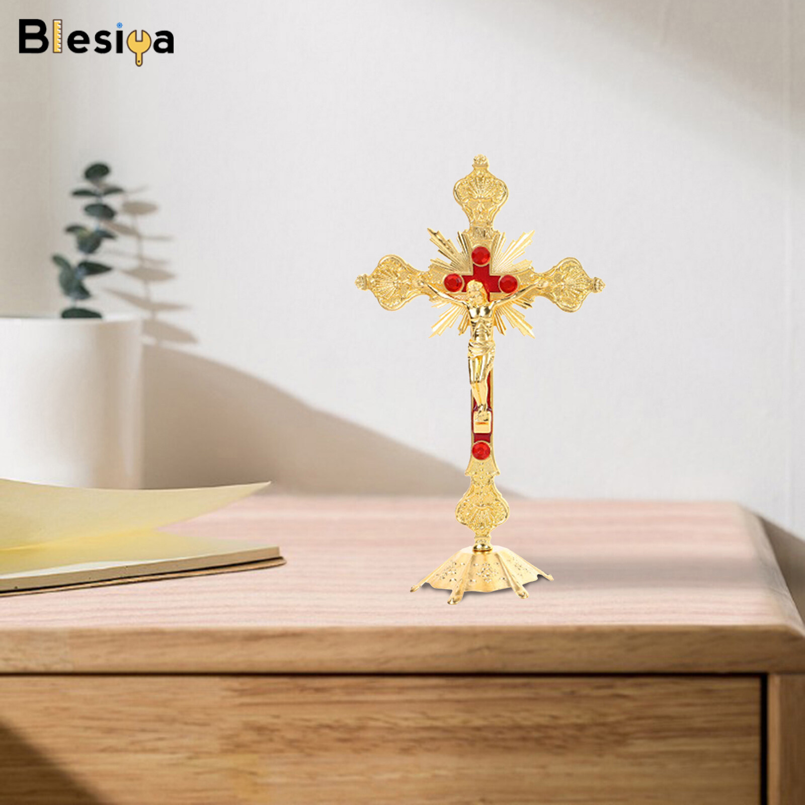 Nhà Thờ Blesiya Thánh Tích Jesus Trên Giá Đỡ, Cây Thánh Giá Treo Tường, Đồ Cổ Nhà Nguyện Gia Đình