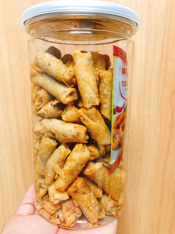 [Hoàn tiền 10%] CHẢ GIÒ TÔM SẤY CAY 300gr