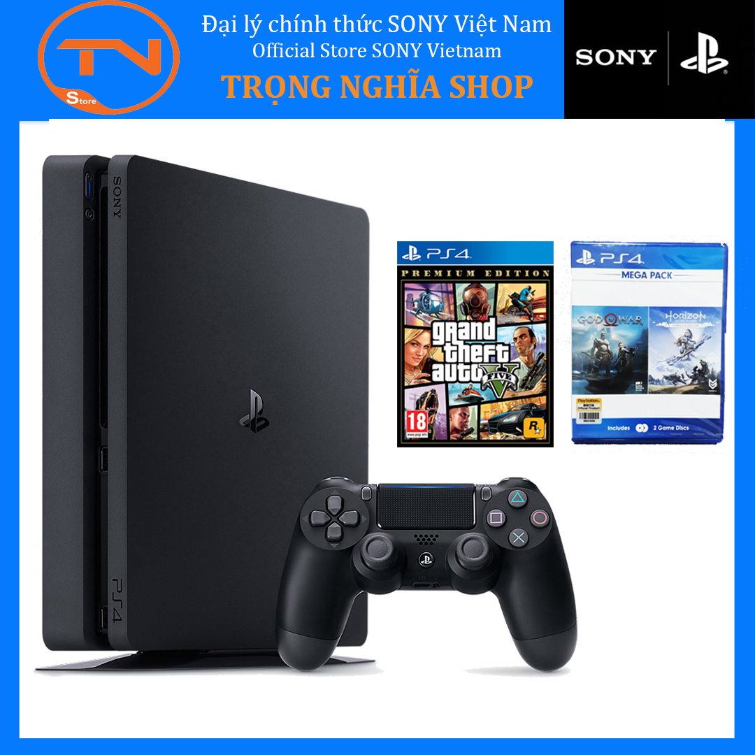 Máy PS4 Slim CUH-2218B 1TB Sony Bảo Hành 1 Năm + 3 Games Hot Combo