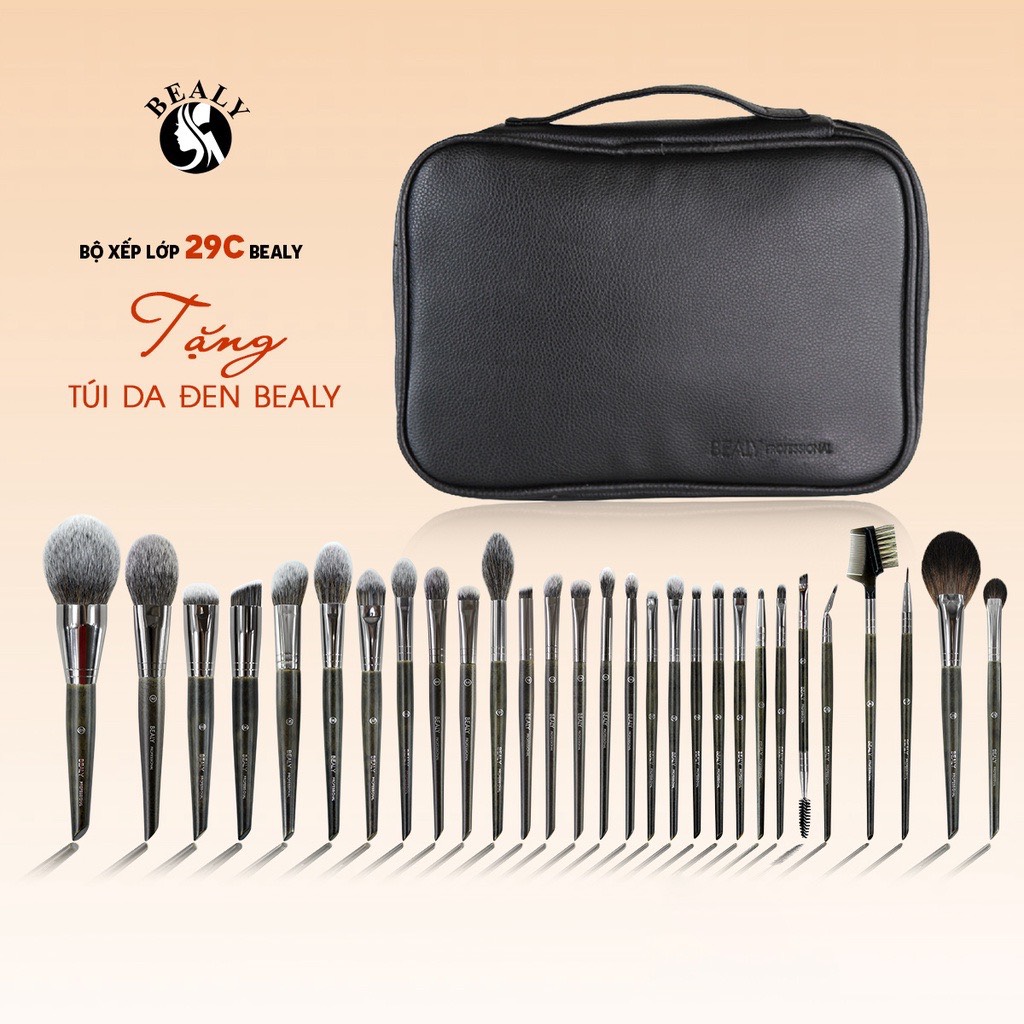 BỘ CỌ TRANG ĐIỂM XẾP LỚP BEALY 29C (Cọ)